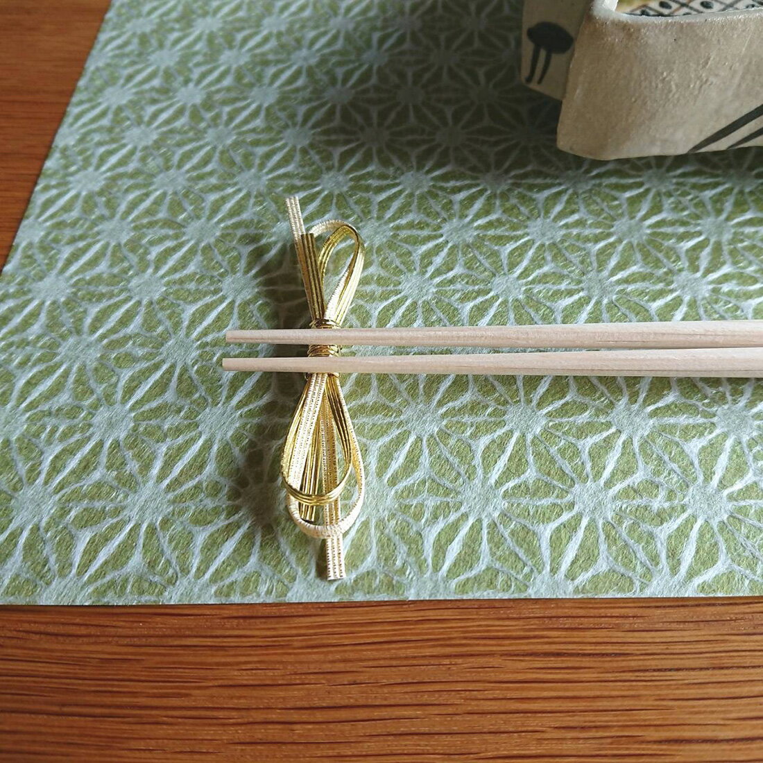 place mat RAKUSUI 麻の葉 草...の紹介画像3