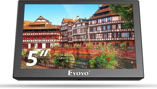 Rakuten - Eyoyo5インチモニター小型モニターLCDモニター800x480ミニモニターUSB給電可ゲームモニターHDMIVGAAVBNCポート監視カメラ用DSLRPCDVDRasPi(ラズベリーパイ)432ModelB5インチ