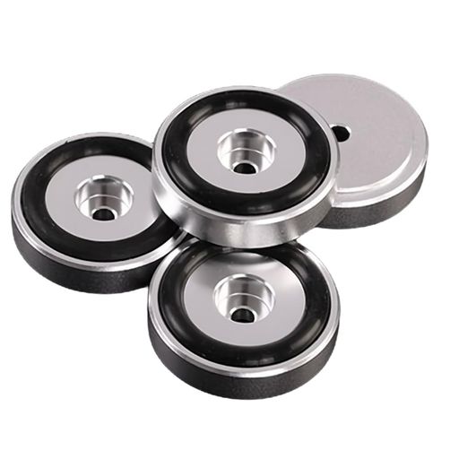 インシュレーター 防振対策 アルミ スピーカースタンド 30x10mm 4個入 (シルバー)