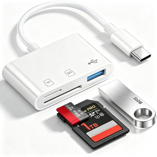 【type-c 2in1 SD/TFカードリーダー】sdカードリーダー タイプc 良いニュースです!最新モデルが登場しました!カードリーダー タイプc iphonesdカードリーダ このカードリーダーはスロットが2つ付き、 SD、SDHC、SDXC、MMC Micro、RS MMC、Micro SD、Micro SDHC、Micro SDXCなどのメモリーカードをサポートし データーの即転送が可能です!旅行中、いつでもお気に入りの写真やビデオを家族や友人と、またはソーシャル アプリで共有できます。" 【5Gbps 高速転送】最新のSDカードリーダーが登場しました。このType-Cカードリーダーは、写真やデータの転送に最適で、最大5Gbpsの高速データ転送を実現します,1GBのファイルも数秒で転送可能です。写真、動画、音楽はもちろん、ExcelやPDFなどのドキュメントもサポートします。また、最大2TBのSD/TFカードに対応しているため、スマートフォンやパソコンのストレージ不足を心配する必要はありません。
