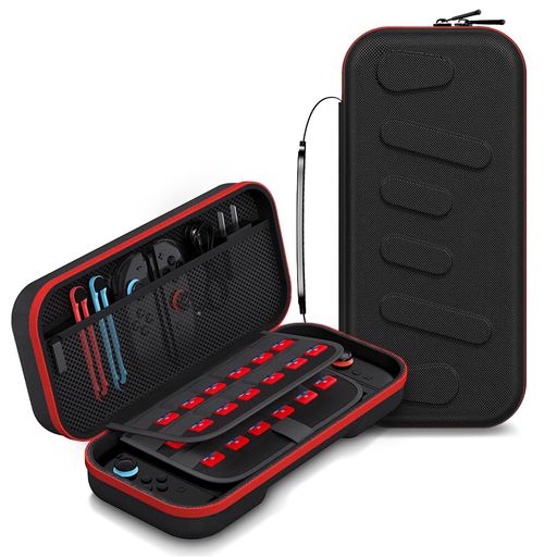 Peripheral Equipment - PETROHNintendoSwitch1/2用収納ケース耐衝撃防水防汚保護バッグゲームカード収納付き