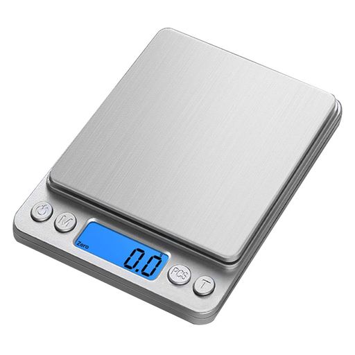 Rakuten - 秤3kg0.1g単位はかりデジタルスケール電子秤バッテリ付きトレー2個付き簡易日本語取扱説明書付き