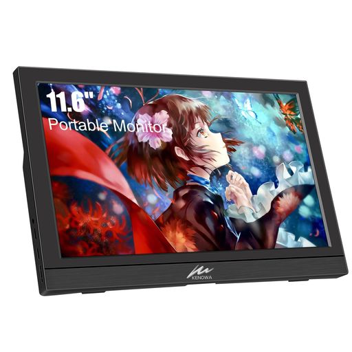 乐天商城 - モバイルモニターKenowa11.6インチ小型モニターHD1366*768解像度60Hz5ms薄型Type-C標準HDMIポートPC/Computer/Laptop/Raspberrypi/PS4/XBOX/Switchなど対応