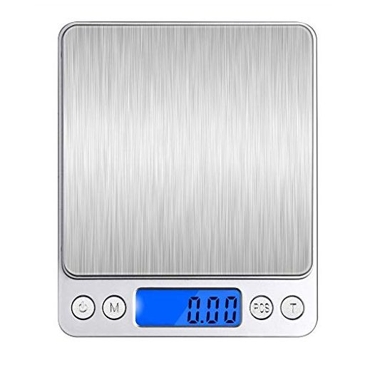 Rakuten - デジタルスケールキッチンスケール0.01g-500g精密電子スケールクッキングスケール電子はかりスケール天秤コンパクト風袋引き機能多用途超小型