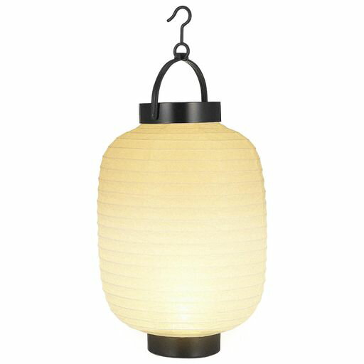 Rakuten - NOLITOY折りたたみ式提灯ライト付き和風ランタン居酒屋装飾用15x15x22cm紙製電池別売りベージュ