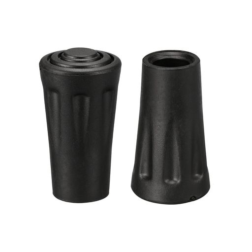 Rakuten - MMETERXITY2個トレッキングポール先端キャップ-ハイキングポール先端キャップ交換用歩行スティック保護アクセサリーハイキングウォーキングキャンプ用(10.5mm黒)