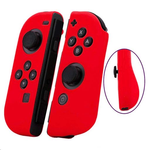 Rakuten - RDFJNintendoSwitchに対応Joy-Con用シリコンケース(L)/(R)カバーニンテンドースイッチコントローラ用保護ケースキズ防止滑り止め(レッド)