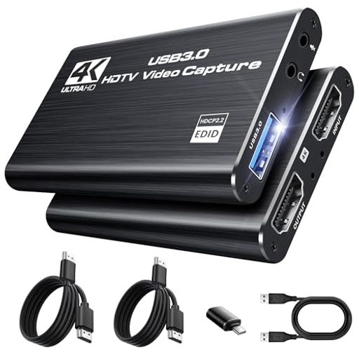 HDMI キャプチャーボード avedio links 4K@30Hz パススルー/1080P@60fps 低遅延 Switch用