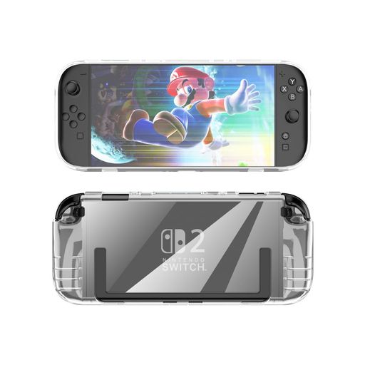 Rakuten - RyoYXLSwitch2対応保護ケース2025モデルJoy-Conカバー一体型スイッチ2専用カバーTPU製透明極薄軽量装着簡単耐衝撃Switch2スイッチ2用ケースクリア