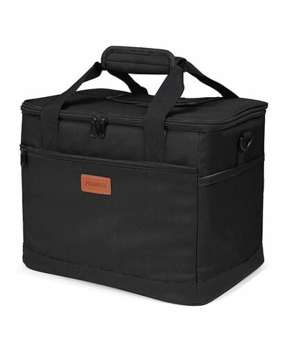 Rakuten - Kolleaクーラーボックス30L4層断熱長時間保冷保温防水漏れ防止3WAY携帯外ポケット3個折り畳み収納可能頑丈長持ちお手入れ簡単ソフトクーラーバッグキャンプ釣りBBQピクニック運動会旅行買…
