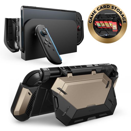 樂天商城 - i-Blason 保護ケース Nintendo Switch 2 対応 ケース 2025 耐衝撃 グリップ部分回れる スタンド機能 5枚カード収納可能 保護カバー ドッキング可能 人間工学 一体型 握りやすい Joy-Con コントローラ…