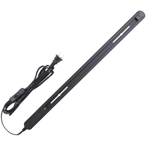 Rakuten - szbritelightダクトレールコンセント0.5mスイッチ付きライティングバーコード型簡易取付工事不要植物育成インテリア天井照明レール照明用(ブラック0.5m)