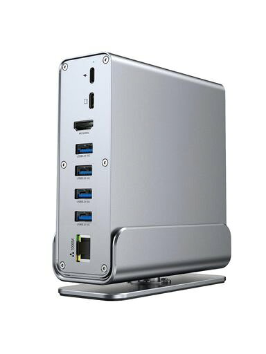 YERENN USB-C ドッキングステーション 15-in-1 USB-A3.0*7ポート拡張 PD 100W急速充電