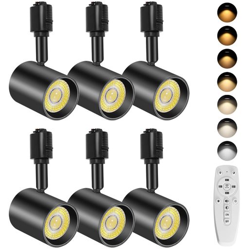 Rakuten - OTeedoダクトレールスポットライト80W形相当照明スポットライト消費電力10WLED一体型リモコン無段階調光調色800LM高輝度高演色Ra90+角度調節可能植物育成明明るいレールライト用