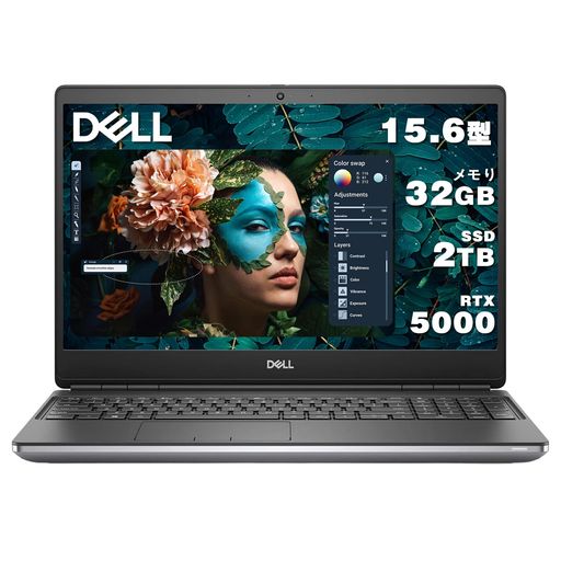 DELLノートパソコンPrecision7550RTX500015.6インチパソコン第10世代Corei732GBメモリ2TBSSD高性能ノートpc動画編集Windows11業務用laptopエンジニア