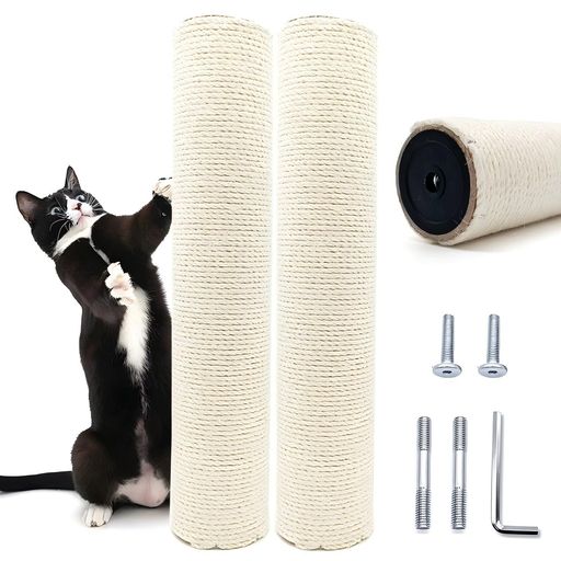 Rakuten - OYANTEN直径6.8cmM8交換用支柱麻猫爪とぎキャットタワー交換用ポール爪研ぎポール猫タワー替え麻柱