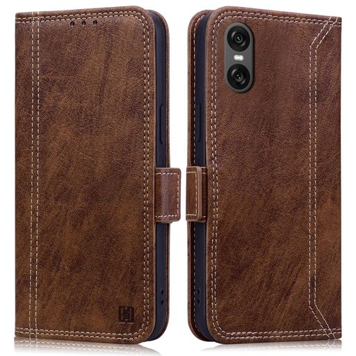 Rakuten - Xperia10VISO-52Eケース手帳型エクスペリア10viケースXperia10VIカバーマグネットカード収納スタンド機能エクスペリアso52eケース耐衝撃xperia10viレザー財布型全面保護
