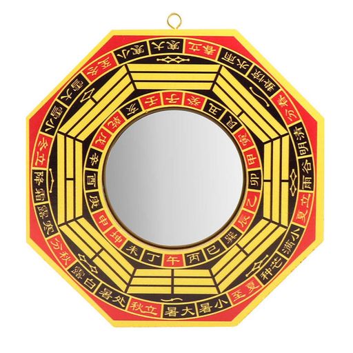 樂天商城 - EsiFare 八卦鏡 凸面鏡 凸八卦鏡 八角鏡風水 伝統的な風水八卦ミラー 風水ミラー 鏡 壁掛け 八角鏡 邪気反射 改運厄除け 家の装飾 木製ミラー 飾り物 玄関 耐摩耗性と耐傷性 4インチ 約72g 約…