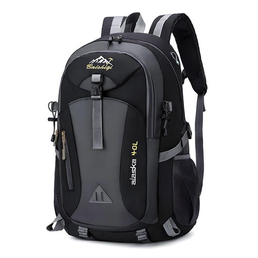 Rakuten - [Hnonoxy]登山リュックバックパックリュックサック40L大容量防災防水多機能レディースメンズ男女兼用(ブラック)
