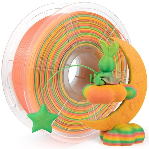 【魅惑的なレインボーグラデーション】IEMAI サンセット ガーデン レインボー PLA フィラメントは、スプールごとに見事なマルチカラーシフトを提供し、印刷時に息を呑むようなグラデーションを作り出します。芸術的なプロジェクトに最適で、鮮やかな色合いがあらゆるデザインを強調し、印刷物をユニークで魅力的なものにします 【30-600MM/S 高速 PLA+】IEMAI レインボー PLA+ フィラメント 1.75MM は、高い流動性と急速冷却特性を備えた新しいフォーミュラを採用し、効率的な溶融と押し出しを保証し、ノズルの詰まりを回避します。最大印刷速度は 600MM/S に達し、精度や詳細を損なうことなく効率性を追求して設計されています 【強化 PLA PLUS フィラメント】従来の PLA や ABS と比較して、当社のアップグレードされた 3D プリンター フィラメント PLA は、剛性と硬度が強く、靭性が高く、壊れにくいです。
