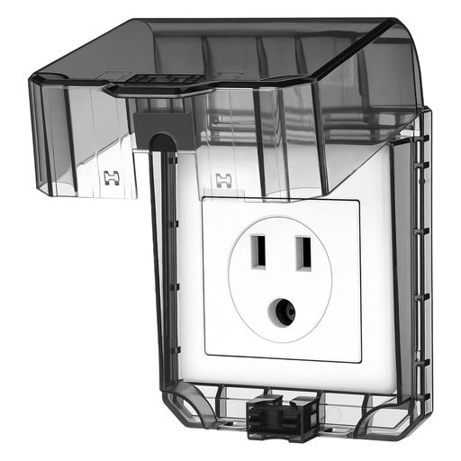 POPETPOP 防水コンセントカバー 1個セット 屋外用ソケットカバー 防塵防水設計 耐...