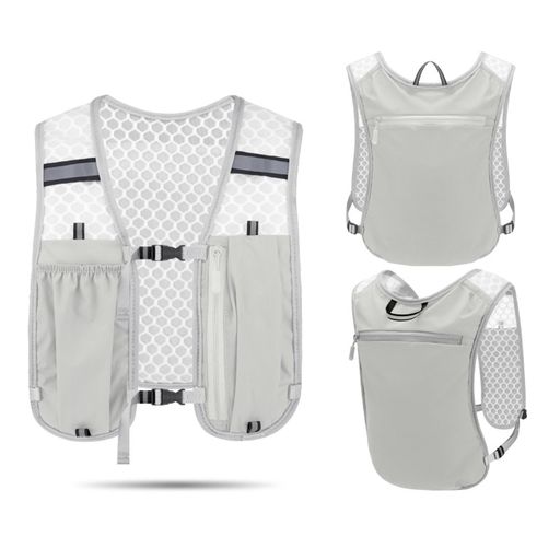 Rakuten - ThaxDirectランニングリュック125g超軽量トレイルザックハイドレーションバッグマラソン自転車登山対応通気防水反射テープ揺れない男女/子供兼用