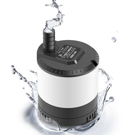 水中ポンプ 給水ポンプ 排水ポンプ 循環ポンプ 水槽ポンプ ウォーターポンプ 噴水ポンプ 底部入水式 3000L 45W 水耕栽培/水族館水換え/池/風呂水/ガーデン 電動ポンプ papimomoshop-10021470 papimomo.shop パッケージ画像