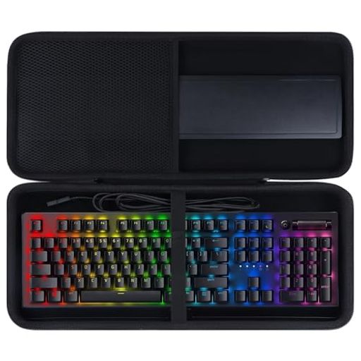 Lebakort収納ケースと互換性のあるRazer Blackwidow V3/Blackwidow V4/Cynosa V2/Ornata V3/Huntsman Elite/Huntsman V2/Redthunder K10