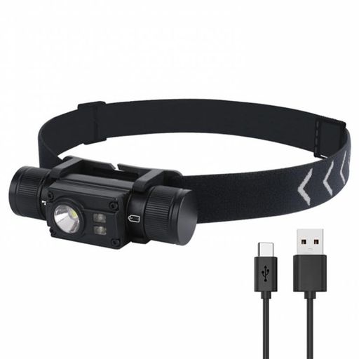 SecurityIng ヘッドライト 充電式 明るい 1000ルーメン 16W 1L2 + 2XPE LED ヘッドランプ 快適ヘッドバンド 軽量 180度調整 7調光モード IPX6防水 夜釣り・登山・キャンプ・ハイキング・夜間作業に対応