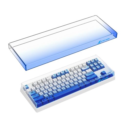 ATTACK SHARKゲーミングキーボードカバー 保護カバー アクリル 防塵 透明 87キー