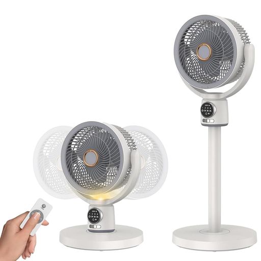 🔄【エアコンの最高の相棒&amp;驚異の節電です】2026年最新モデル登場です!この画期的なサーキュレーターは、快適な生活のための新しい必需品です。循環ファンとエアコンを組み合わせて使うと、強力な空気循環によって室内の空気の循環を促進し、エアコンの冷気を急速に拡散させることができます。エアコンの温度を下げる必要はありません、エアコンの寿命を延長すると同時に消費電力を大幅に下げて、30%まで電気代を節約します!また、柔らかい自然の風が直接人に当たらないデザインなので、お子様やご高齢の方も安心です。この組み合わせは、夏のピーク時の冷たさを持続し、電気代も抑えられるので、エコで経済的です!夏の暑さ解消の相棒として、ぜひお試しあればと思います!ご注意:本製品はUSBケーブルを接続して製品に電源を供給するため、USBケーブルが接続されていないと製品は動作しません。