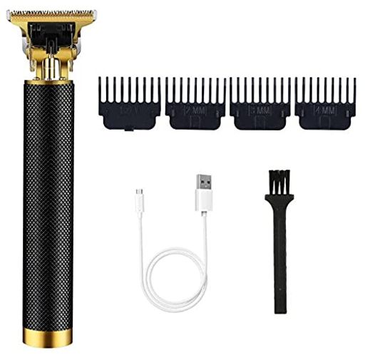 ヘアカット用バリカン、男性用6Hコードレスゼロギャップトリマー、レディースシェーバー 、4つのガイド付きのディテール華やかなアウトラインヘアクリッパー、ハゲ、ホーム、理髪店…