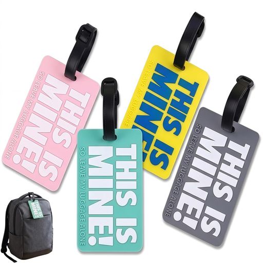 【見分けやすい4色セット】ピンク、グレー、イエロー、グリーンの4点で、預け荷物を色分けして管理しやすい荷物タグです。空港や駅の受け取り場でも自分のスーツケースを見つけやすく、取り違え防止の目印として活躍します。複数のバッグを使う方にも扱いやすい構成です 【名前記入欄で管理しやすい】裏面に連絡先や名前を書けるスペースを備え、荷物の識別をサポートします。外から個人情報が見えにくい構造のため、必要な時だけ確認しやすいのが特長です。荷物タグとして、万一の時の連絡先表示にも使いやすく、旅行中の安心感を高めます 【PVC素材で日常使いしやすい】柔軟性のあるPVC素材を採用し、曲げやすく、擦れに配慮した作りです。移動中の衝撃やバッグ同士の接触にも対応しやすく、スーツケース ネームタグとして繰り返し使いやすい仕様。軽くてかさばりにくく、旅の準備にも取り入れやすいアイテムです 【旅行から出張まで幅広く対応】標準的なキャリーケースのハンドルに取り付けやすく、旅行用品としてはもちろん、出張、帰省、修学旅行、家族旅行にも活躍します。