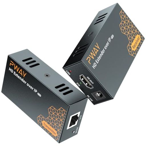 120m伝送距離 HDMI エクステンダー Lan IP/TCPローカルループアウト POE 対応 HDMI...