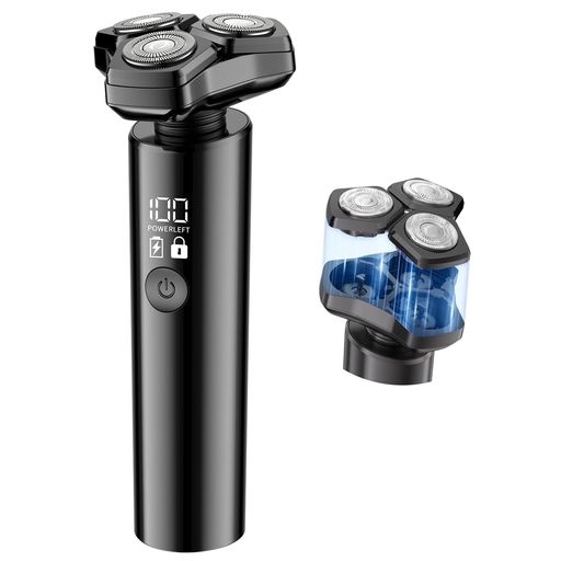 【2026新登場進化5D 磁気式浮動ヘッド&amp;肌に優しい設計】 わが社の電動シェーバーは、ひげそり に最適な 5D 磁気式浮動ヘッドを搭載。0.06mmの超薄刃網が顔やあご、首まわりの輪郭にしっかり密着し、メンズ の細かな凹凸にも柔軟に対応します。シェーバー はシェープトリマー付きで、もみあげのお手入れも簡単。二重刃網と水滴球形の構造で肌との摩擦を軽減し、髭を引っ張らず 肌に優しい 剃り心地を実現。敏感肌 の方にも安心なメンズ シェーバーです。 【革新大型LED液晶・21000rpm強力モーター】 このフェイスシェーバー が革新的な大型LED液晶画面により、電池残量や使用時間を一目で確認できます。さらに、各種リマインダー機能が表示され、メンテナンス時期も簡単に把握可能な 電動髭剃り です。 電動髭剃りは毎分 21,000回転の高出力モーターを搭載、ヒゲ密度感知システムと相まって、剃り速度・清潔度が 50%アップ効率的で便利なシェービング体験を提供する電気シェーバーです。 【TYPE-C充電式・急速充電】髭剃り 電動シェーバー はTYPE-C充電式で充電が便利です。