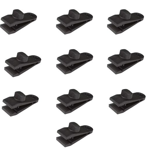 1.セット内容:テントクリップ,(サイズ:8*3*2.5cm,ブラック,10個セット) 2.高品質素材:PP材質自体は耐水、防湿、耐酸アルカリ、耐食性であり、屋外の各種複雑な媒体の影響に対応でき、かつ有害物質を含まず、環境保護の要求に符合し、使用はより安全で安心である。 3.クランプ安定:歯状咬合設計を採用し、クリップ内側の細密滑り止め歯紋はテント生地、ロープとの接触面積を増大させ、摩擦力を強化し、緩みにくく、特に多風の屋外シーンでの使用に適し、テントの安定性を著しく向上させることができ。 4.ポータブル:PP材質は軽く、作られたクロコダイルクリップは軽量でコンパクトで、持ち運びや収納に便利で、アウトドアキャンプや徒歩の負担を増やすことなく、テント収納袋、リュック側袋に簡単に入れられ、スペースを取らない。 5.主な用途:日除け網、日除け小屋の縁を固定し、風に吹かれるのを防止し、庭の日除け、屋外の露店、キャンプの日除けなどのシーンに適している。