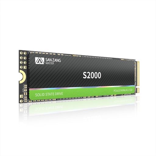 SAN ZANG MASTER SSD 256GB PCIe Gen3.0 M.2 Type 2280 NVMe 内蔵 最大読込: 2400MB/s 最大書込:1800MB/s [容量モデル:128GB/256GB ] 3D NAND搭載