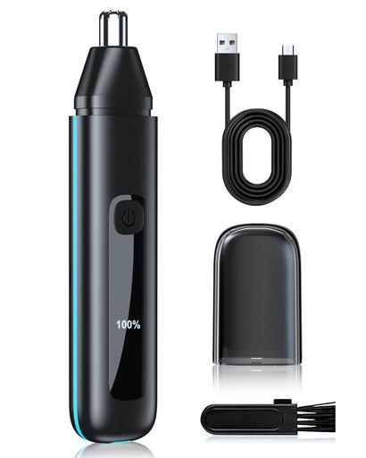 鼻毛カッター メンズ 小型 電動 鼻毛切り レディース エチケットカッター LCD画面 1台多役 眉毛 耳毛 切り 男性 水洗い可能 電動シェーバー はな毛カッター 低騒音 IPX7防水 Type-c充電式 軽量…