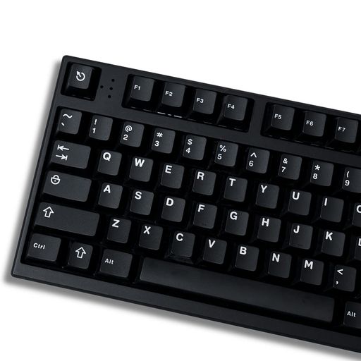 Cherry MX Gateron Kailhスイッチ用ブラックWOBキーキャップ ダブルショット チェ...