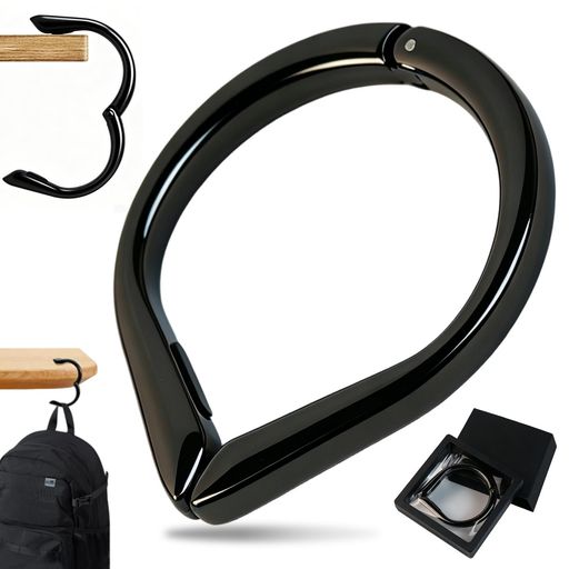 【驚きの耐荷重20kg】本製品は業界トップクラスの耐荷重20kgを実現しながら、本体重量はわずか約56g(亜鉛合金製、幅6.5cmx長さ7.6cmのコンパクトサイズ)。書類でパンパンのビジネスバッグ、ノートPCを入れたリュック、大きなエコバッグなど、どんな重いバッグでも安心して掛けられます。床に直置きする必要がなくなり、バッグの底の汚れや傷、型崩れを防ぎます。 【完璧なデザイン】挟み込み部分には高密度の滑り止め&amp;保護パッドを搭載。金属部分が直接机に触れないので、高級なオフィスデスクや自宅のテーブルに挟み跡(へこみ)や傷が付くのを防ぎます。また、フック部分も滑らかに仕上げているので、大切なバッグの持ち手を傷める心配もありません。 【多機能な万能フック】バッグ掛けだけでなく、濡れた雨傘・コート・マフラー・買い物袋・ヘッドホンなど、あらゆるものを掛けられるマルチフックです。オフィスのパーテーションはもちろん、キッチンの吊り戸棚・玄関ドア・寝室のデスクなど、挟める場所なら家中どこでも使えます。 【工具不要で簡単取付】面倒な工具は一切不要。