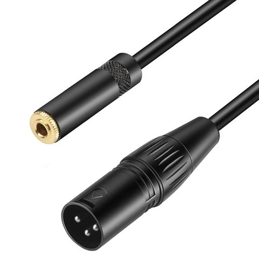 waveman マイク 端子 変換 xlr ミニ ジャック 変換 ケーブル xlr 3.5mm 変換 バランス ケーブル 0.5m 3.5mm xlr 変換 マイクケーブル 3.5mm to xlr ケーブル 3.5mmメス xlr 延長 コード スピーカーケーブル 3.5mm メス xlr オス ; ステレオ接続 、だけど、ほとんどの一つのXLRの出力/入力デバイスはモノラル です xlr to 3.5 mm ケーブル : 6N OFC 無酸素銅 (6N Oxygen Free Copper)を採用します。低音域と中音域の音を暖め、低音域に深みと広さを与え、中音域はクリアで豊かです 3.5 mm キャノン 変換 ケーブル : 3.5mm 3極 ジャックは導電率に優れた24k 金メッキプラグを採用し、音質の劣化を防止し、接触抵抗を抑える3.5mmプラグです xlr 3.5 mm adapter cable : 導体をアルミ箔で囲みます。電気ノイズを隔離し、柔軟性を向上させ、その上、明瞭さを追加し、よりクリーンで透明感のあるサウンドを提供します 保証期間:3ヶ月;パッケージ内容:マイク aux 変換 ケーブル。