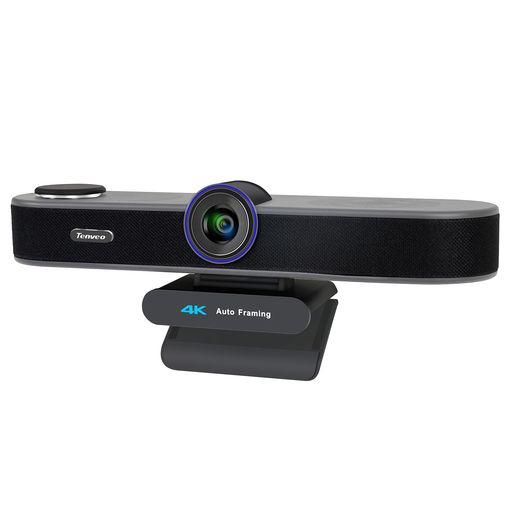 飛行機【4KUHD・AI顔認識】Tenveo製室内用ウェブカメラVA300Cは、1./2.8型CMOSセンサーが内蔵され、829万解像度の4K高画質を提供します。4倍デジタルズームの上に、自動光補正により、16階段の明るさが調整可能で、クリアな細部表現と鮮やかな色が表示できます。また、AI顔認識機能を備え、発言者の位置に応じて画面が自動調整され、自ら調整する手間を省き、会議によりよく集中することができます。 飛行機【1台3役割・機能完備】スピーカー・マイク・カメラ、Tenveo製ウェブカメラVA300C一台で3つの役割を果たします。1台マイク二つとスピーカー一つが内蔵され、カメラの1080PFHD画質に合わせて、至上最高の便利さと実用性を提供します。会議用には、マイクを別に用意する必要なく、すべてのニーズに対応できます。 飛行機【5Mボイスピックアップ・ノイズ低減】最大5Mのボイスピックアップ範囲で、360°全方位音声拾いにより、音声が効果的に受信・送信されます。有効なノイズ低減とエコーキャンセル技術を備え、騒がしい環境で使用しても影響を受けません。効率のある会議は、クリアなコミュニケーションから始まります。