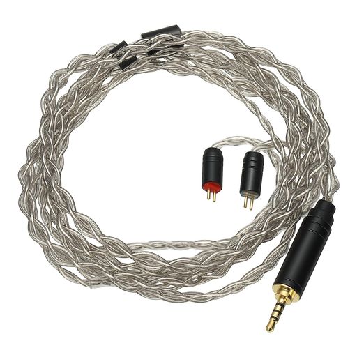 【仕様】2.5mm、インターフェース:2ピン、ケーブル径:28AWG、芯材:銀メッキ銅、ケーブル長:1.2m / 47"、色:ピンク、梱包内容:イヤホンケーブルx1 【純粋なサウンド】1.6N単結晶銀メッキ銅導体により、弾力性のある低音、伸びやかな高音、解像度の向上というバランスの取れた3周波数応答を実現し、こもった音やケーブルのマイクロフォニックノイズを低減して、よりクリアで臨場感あふれるオーディオを提供します。 【プロ仕様の織り技術】柔らかく絡まりにくいケーブルは、耐久性と信号の純度を高めるプロ仕様の編み込み加工が施されており、柔軟なホース型イヤーフックが付属しています。 【用途】Ananda、Arya、HE415SE、Deva-Proなどのヘッドホンに適しています。この高忠実度イヤホンケーブルは、明瞭度の向上、バランスの取れた高音/中音/低音、歪みの低減を実現します。 【注意】ケーブルを過度に引っ張ったり、研磨性のある物から遠ざけたりしないでください。損傷の原因となります。