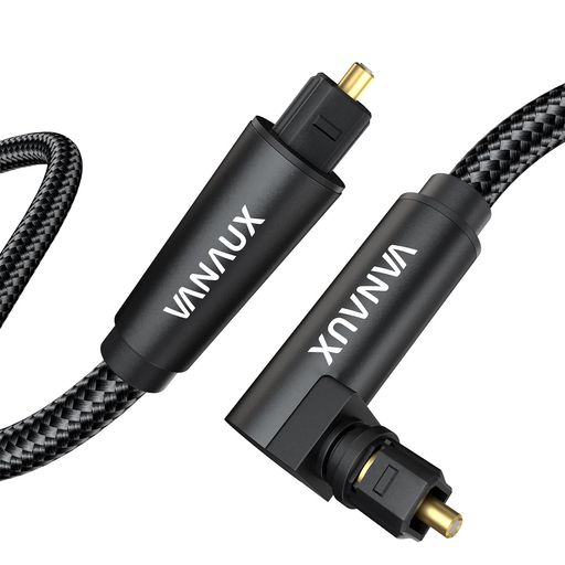 【90度直角設計】VANAUX光デジタルケーブル L型は、壁掛けの電子機器によりフィットでき、壁と電子機器の間にある有限な空間を活用できます。L字型ケーブルには引っ張りに強く切れにくい特徴があります。90度/270度/360度回転でき直角を調整できます。 【HiFi音質】光デジタルケーブル L型は、PMMAコア光ファイバーと特別に設計されたマイクロコンベックスレンズ技術で製造されています。 バースピーカー、レシーバー/プリアンプ、周波数プロセッサー、DACなど、さまざまなオーディオ機器に接続できます。 電流によるノイズがなく、クリアで高音質なサウンドを約束します。 非圧縮のPCM音声と、ドルビーデジタルプラス、DTS-HDハイレゾ、LPCMなどの5.1〜7.1chサラウンドシステムに対応しています。 【柔軟性と耐性】片側L型光オーディオケーブルは10,000回以上の屈曲テストを行い、通常の綿編みオーディオケーブルの数倍の耐久性を実現しています。とても柔らかく、曲げやすいので、絡みを気にせず巻くことができます。