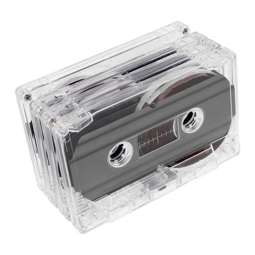 4個セット カセットテープ 60分録音可能 メッセージレコーダーカセット プラ製 レトロなクラシックデザイン 音楽の誕生日パーティーのセンターピースや教育用に最適な音楽テーマにした…
