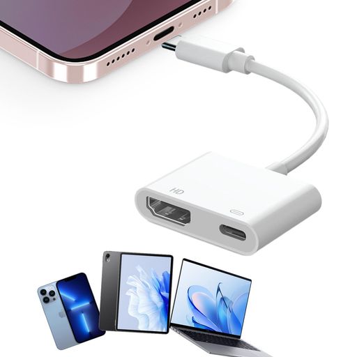 スマホをテレビに映す 【2IN1便利設計-4K超高画質&amp;100W PD急速充電で効率アップ】 HDMI TYPE-Cは、HDMIポートとタイプC 充電ポートを搭載して、4K@60HZの超高解像度出力と100W PD急速充電を同時に実現。優れたICチップを搭載し、データ転送の安定性を確保しながら、動画鑑賞やゲームプレイ中でもデバイスの電池切れを防ぎます。会議やリモートワークでは大画面で資料を共有しつつ充電可能なため、プレゼンの中断を回避。MACBOOKやIPHONE 15/16/17シリーズとの相性も抜群で、在宅勤務やオンライン授業の「ながら充電」ストレスを解消します。 【4K@60HZ高解像度-臨場感あふれる大画面】 IPHONE HDMI 変換ケーブル タイプCは3840X2160@60HZの解像度をサポートし、繊細な色再現となめらかな動きを実現。内部には高純度無酸素銅ケーブルと遮シールド材を採用し、ノイズの影響を受けにくいクリアな映像を出力。HDR対応のテレビと組み合わせれば、映画の暗部のディテールもくっきり再現。家族での動画鑑賞や大画面ゲームを、没入感たっぷりに楽しめます。