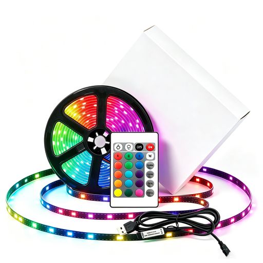 16色と4つのモード:LEDライトバーごとに60個のLED/メートルがあり、16種類の異なるライトカラーと4種類のダイナミックモードがクリスマス、休暇、結婚式、パーティーなどにロマンチックな雰囲気を作り出します。パッケージにはリモコンが付いており、部屋の雰囲気に合わせて5メートルの範囲で必要に応じて色や明るさを調整することができます。 それはどのように動作していますか:5 Vの電源が必要です。5 V以上の電源を使用しないでください。そうしないと、ランプバー全体が破壊されます。また、各LEDは、残りのランプバンドを損傷することなく、個別に切断することができます。 貼り付けがしっかりしていて、取り付けが簡単:LED防水テープランプはLEDスクリーン、LED壁、看板の製作に使用でき、広くホテル、KTV、バー、屋外看板、裏面に強大な接着剤があり、容易に応用できる。気に入ったら、壁や他の物体に貼り付けることができます。組み合わせた留め具はランプバンドをしっかり固定でき、外れにくい。 適用範囲は広い:Ledランプベルトはあなたの家族のために暖かく、調和とロマンチックな雰囲気を創造します。