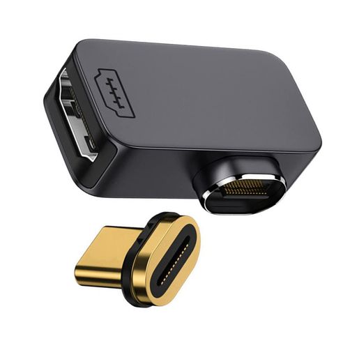 USB-CTypeCからHDMIへのコンバーターアダプター4K2K60hz for Tablet&amp;Phone&amp;Laptop タイプCエンド用の磁気コネクタ。 ラップトップ、Mac、Surface、ChromebookPixel用のHDMIアダプターへのUSBタイプCUSB3.1Cオスコネクター。 USB-Cアダプターを使用すると、USB-Cポートを備えたラップトップを任意のHDMIディスプレイまたはプロジェクターに接続できます。 本来のエンターテインメントを楽しむための4K2K60hzHD解像度 このアダプターを使用すると、ラップトップをHDMI対応のテレビまたはディスプレイにミラーリングできます。