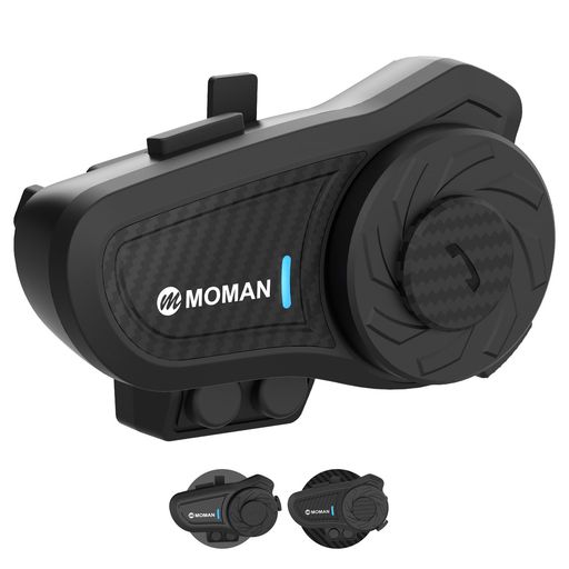 【ライダー2人用1000mインターコム】Moman H2 Pro(New ver.)バイクヘルメットインターコムを使用すると、最大1000mの範囲で仲間のライダーと途切れることなくチャットできます。スキー、パラシュートなど、さまざまなアウトドアアクティビティに対応しています。 【クリアなチャットのための高品質サウンド】Moman H2 Pro(New ver.)バイクヘッドセットの40mm大型スピーカーを体験して、最高の音楽と通話品質を実現してください。DSPとCVCノイズ抑制技術で強化されているため、高速でもノイズのない走行を楽しむことができます。 【ワイヤレス5.1とスムーズなコントロール】最新のワイヤレステクノロジー5.1を搭載したH2 Pro(New ver.)バイクインターコムヘッドセットは、直感的な内蔵ノブを介して、ハンズフリー通話、AI音声アシスタント、音楽共有などを簡単に実現します。 【全天候に対応】IP65防水外装と-20〜50°Cの動作温度範囲で設計されたMoman H2 Pro(New ver.)バイクインターコムシステムは、雨、嵐、雪など、最も過酷な気象条件に耐えることができます。