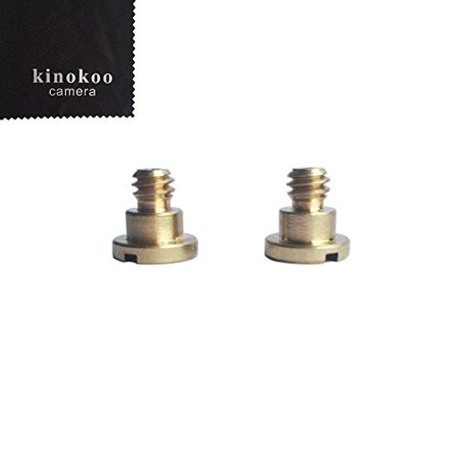 kinokoo カメラケース用三脚ネジです。 2個セットです。 全長が約12.2mmです。 ネジ切ってある長さが約6mmです。 ネジ頭直径が約12mmです。